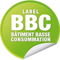 Logo BBC car les constructions bois ARTEUR sont toutes des bâtiments à basse consommation